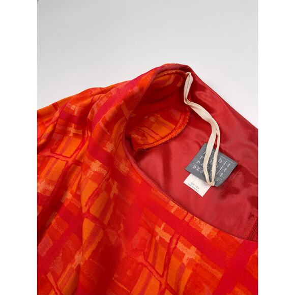 NWT Rabbit Rabbit Rabbit Designs 18W Bright Orange Short Sleeve Dress - Picture 8 of 11